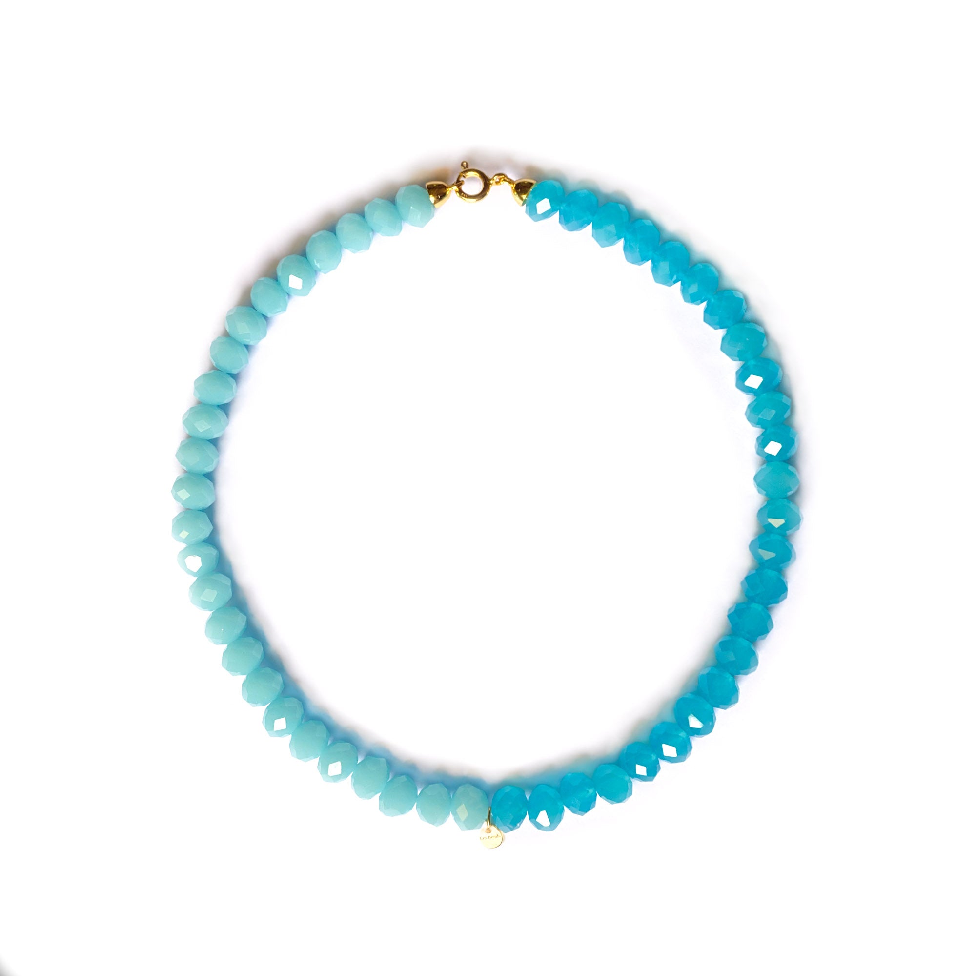 Kirimata Necklace - Aqua-Light Blue