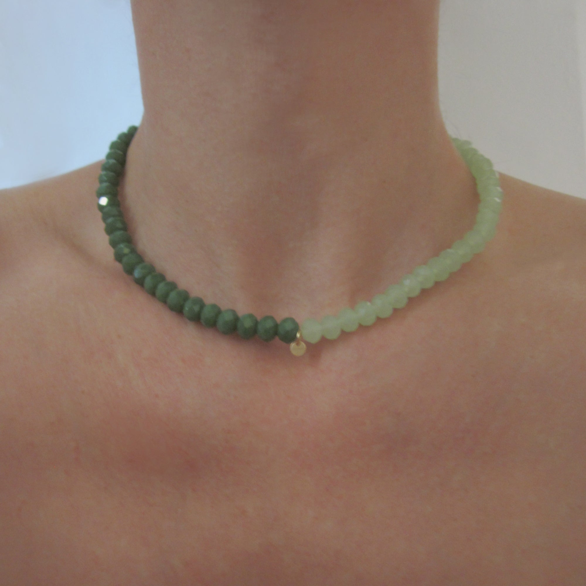 Kirimata Necklace - Lime-Emerald