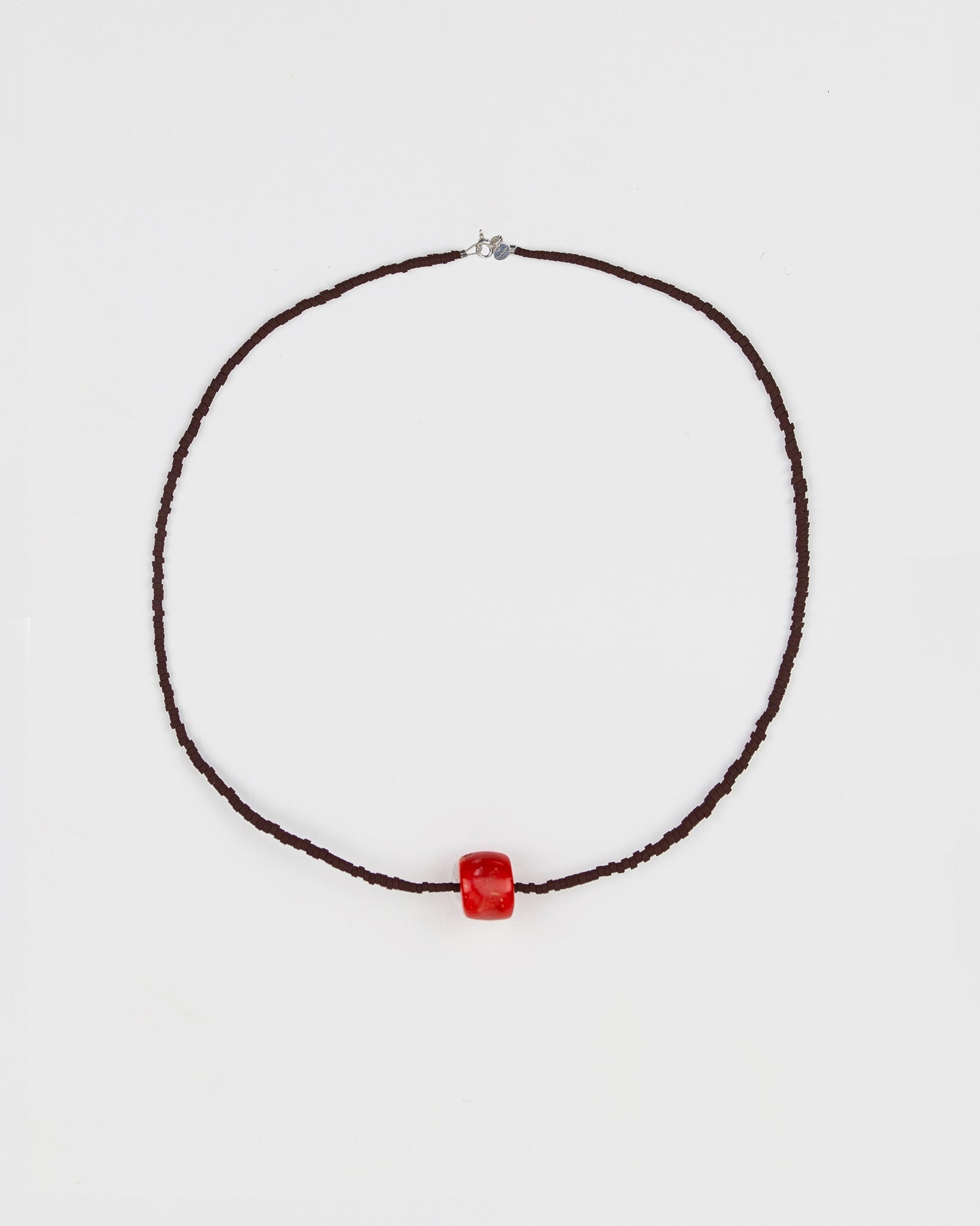 Surigao coral necklace - Brown