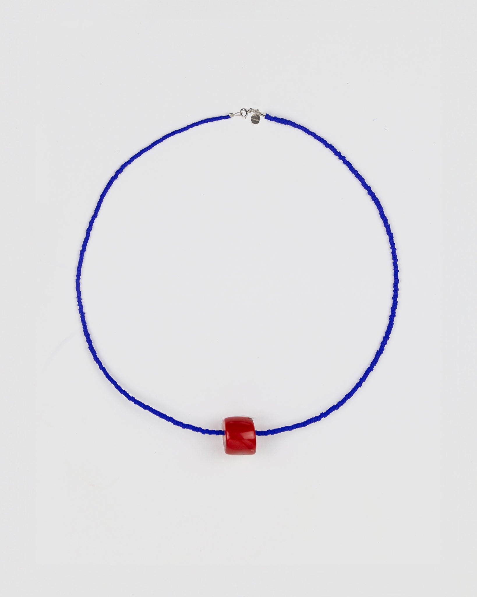 Surigao coral necklace - Klein Blue