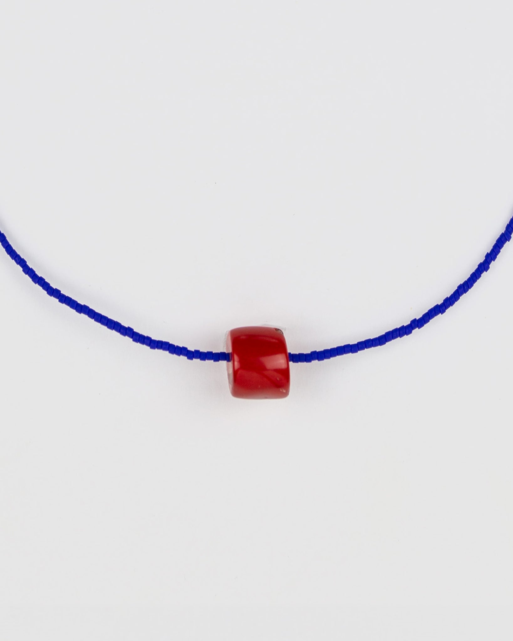 Surigao coral necklace - Klein Blue