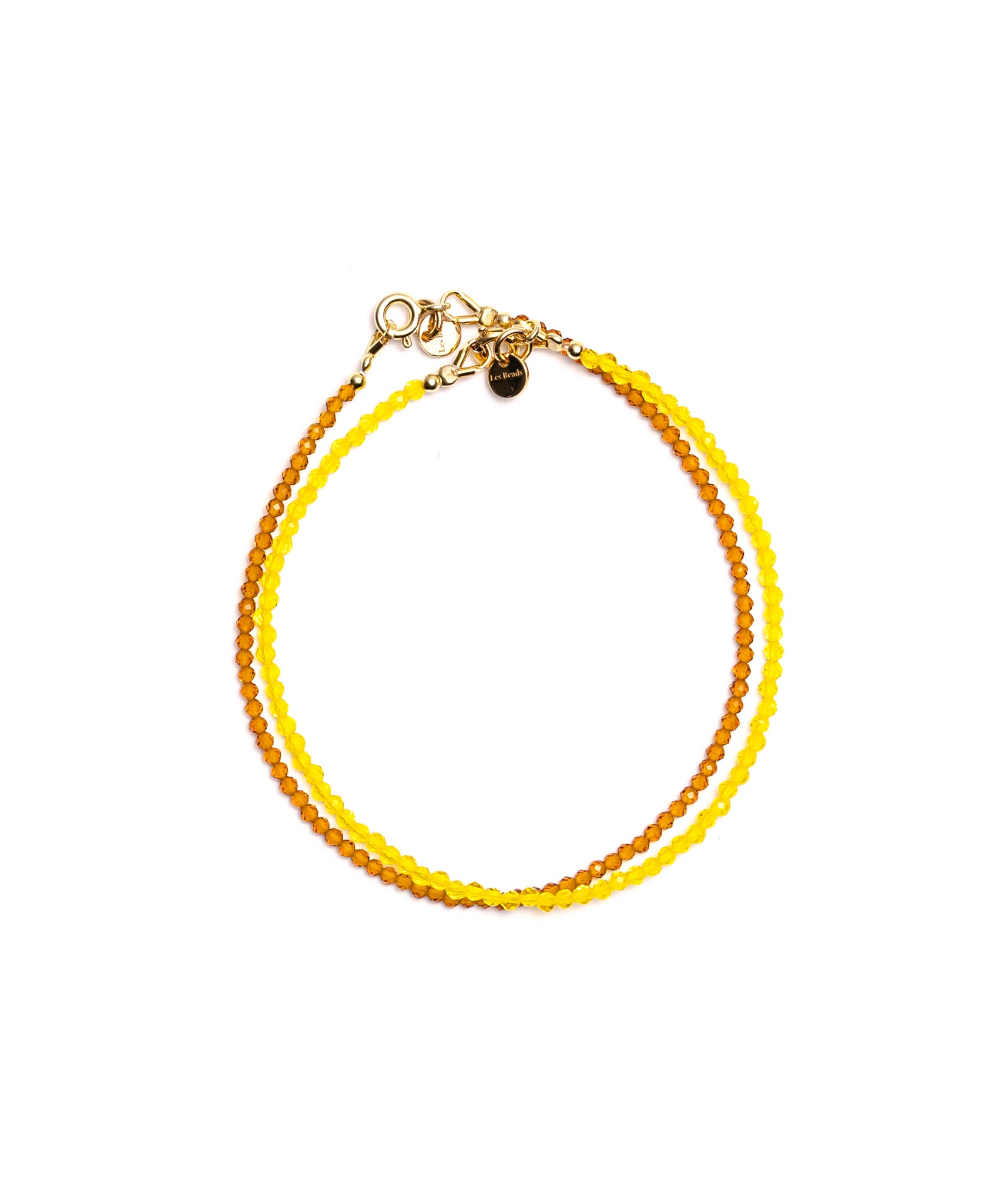 Jomalig Bracelet Set - Yellow Crystal Shades